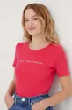 Бавовняна футболка United Colors of Benetton рожевий