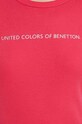 Хлопковая футболка United Colors of Benetton розовый 3GA2E16A2