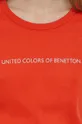 červená Bavlnené tričko United Colors of Benetton
