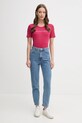 United Colors of Benetton t-shirt in cotone 3GA2E16A2 rosa AW25