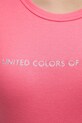 Хлопковая футболка United Colors of Benetton 3GA2E16A2 розовый