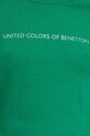 United Colors of Benetton t-shirt bawełniany zielony 3GA2E16A2