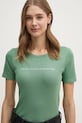 Бавовняна футболка United Colors of Benetton зелений 3GA2E16A2