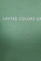 Хлопковая футболка United Colors of Benetton 3GA2E16A2 зелёный
