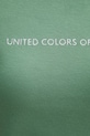 Бавовняна футболка United Colors of Benetton 3GA2E16A2 зелений