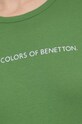 Бавовняна футболка United Colors of Benetton зелений 3GA2E16A2