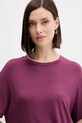 Majica kratkih rukava United Colors of Benetton ljubičasta 3Z12D101X