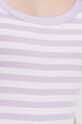 Хлопковый топ United Colors of Benetton 3OA6E8397 фиолетовой
