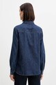 Одежда Джинсовая рубашка United Colors of Benetton 5RZKDQ06T голубой