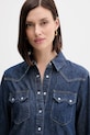 Džínová košile United Colors of Benetton modrá 5RZKDQ06T