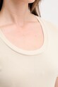 United Colors of Benetton t-shirt bawełniany 3GA2D1066 beżowy