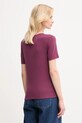 United Colors of Benetton t-shirt bawełniany 3GA2D1066 fioletowy AW25