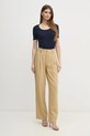 United Colors of Benetton tricou din bumbac 3GA2D1066 bleumarin SS25