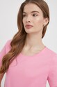 Odzież United Colors of Benetton t-shirt bawełniany 3096D106O różowy
