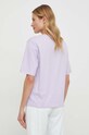 Odzież United Colors of Benetton t-shirt bawełniany 3BL0D1064 fioletowy