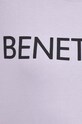 United Colors of Benetton t-shirt bawełniany 3BL0D1064 fioletowy