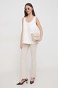 Топ United Colors of Benetton 5XONDQ06Z бежевий SS24