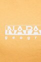 Бавовняна футболка Napapijri NP0A4GDDY1J1 жовтий