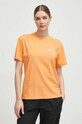 Îmbrăcăminte Napapijri tricou din bumbac NP0A4HOLA641 portocaliu
