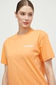 Napapijri t-shirt bawełniany S-Faber pomarańczowy NP0A4HOLA641