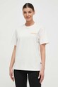 Odzież Napapijri t-shirt bawełniany S-Faber NP0A4HOLN1A1 beżowy