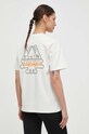 Napapijri t-shirt bawełniany S-Faber beżowy NP0A4HOLN1A1