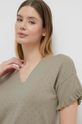 Homewear majica kratkih rukava United Colors of Benetton 10C13M01O zelena