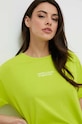 United Colors of Benetton tricou lounge din bumbac verde 30963M04R