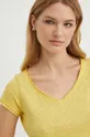 rumena Kratka majica Sisley