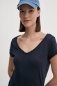 Μπλουζάκι Sisley σκούρο μπλε 3TNHL4007