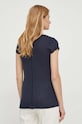 Ρούχα Μπλουζάκι Sisley 3TNHL4007 σκούρο μπλε