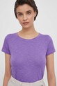 Sisley t-shirt violetto 3TNHL11A2