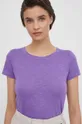 vijolična Kratka majica Sisley