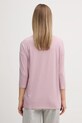 Odzież Sisley longsleeve 3QU4L12EE różowy