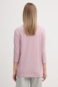 Odzież Sisley longsleeve 3QU4L12EE różowy
