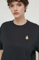 чорний Бавовняна футболка Volcom