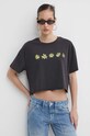 Îmbrăcăminte Volcom tricou din bumbac B3512406 gri