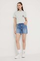 Volcom tricou din bumbac B3512401 albastru SS24
