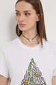Volcom t-shirt bawełniany biały B3512412
