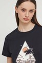 Volcom t-shirt bawełniany czarny B3512412