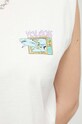 Bavlněný top Volcom B4512408 béžová