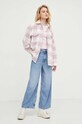 Bavlnené tričko Levi's A3523 ružová SS24
