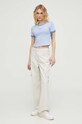 Pamučna majica Levi's A3523 plava SS24
