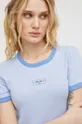 modra Bombažna kratka majica Levi's