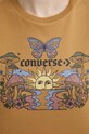 Хлопковая футболка Converse 10026043.A03 коричневый