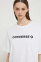 μπεζ Βαμβακερό μπλουζάκι Converse