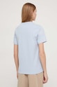 Одежда Хлопковая футболка Converse 10026049.A04 голубой