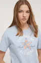 блакитний Бавовняна футболка Converse