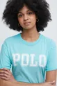 τιρκουάζ Βαμβακερό μπλουζάκι Polo Ralph Lauren