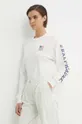 μπεζ Βαμβακερή μπλούζα με μακριά μανίκια Polo Ralph Lauren